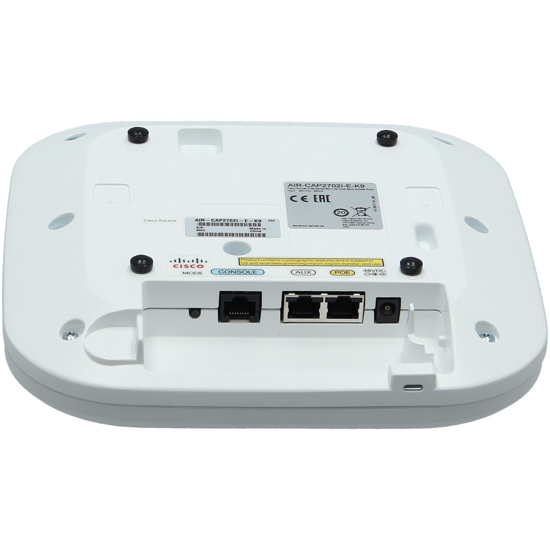 Cisco Aironet 2702I Access Point, Dual-band Controller-based, 802.11a/g/n/ac; Internal Antennas; E Regulatory Domain