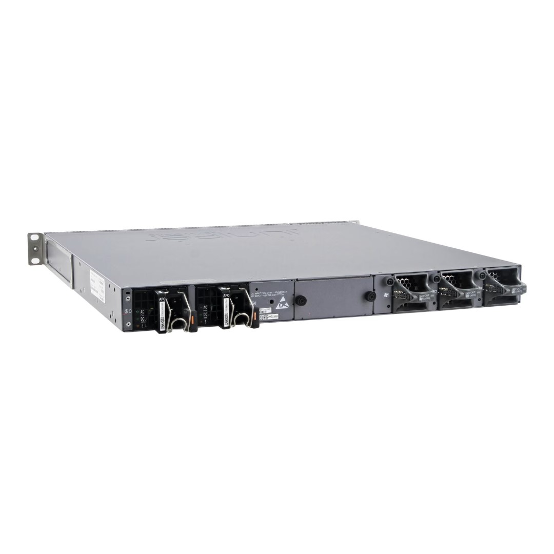 Juniper EX4550, 32-port 100/1G/10GBASE-T converged switch, 650 W AC PS, built-in port side to PSU side airflow