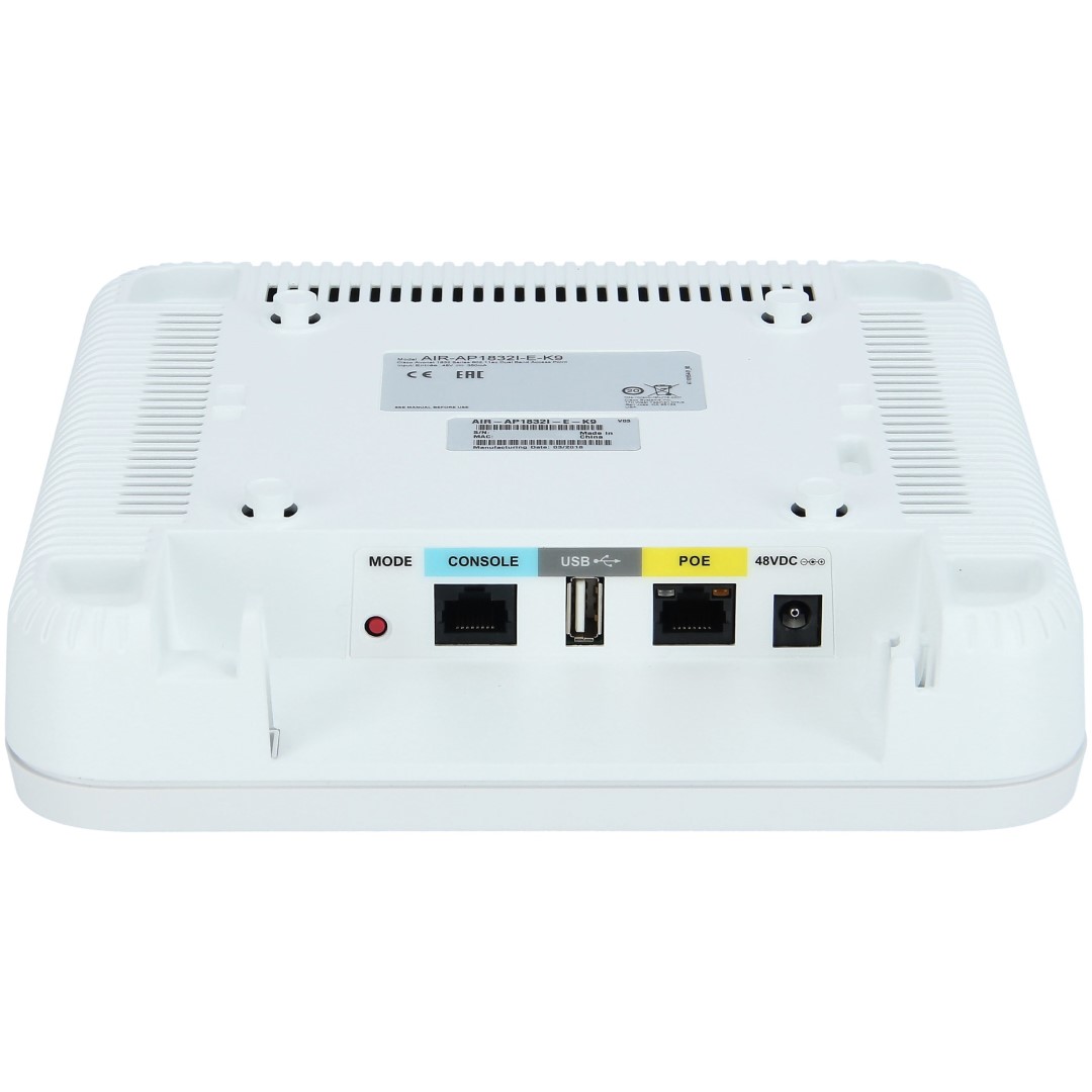 Cisco Aironet 1832I Access Point, Dual-band Controller-based 802.11a/g/n/ac Wave 2, Internal Antennas, E Regulatory Domain