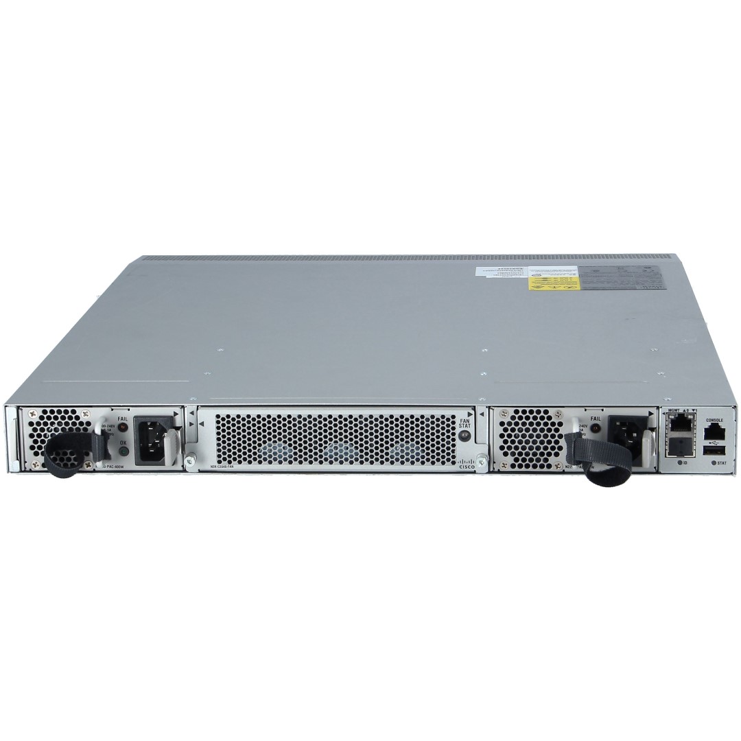 Cisco Nexus 3048TP-1GE 1RU 48 10/100/1000 Mbps and 4 10Gbps ports, choice of airflow and power supply