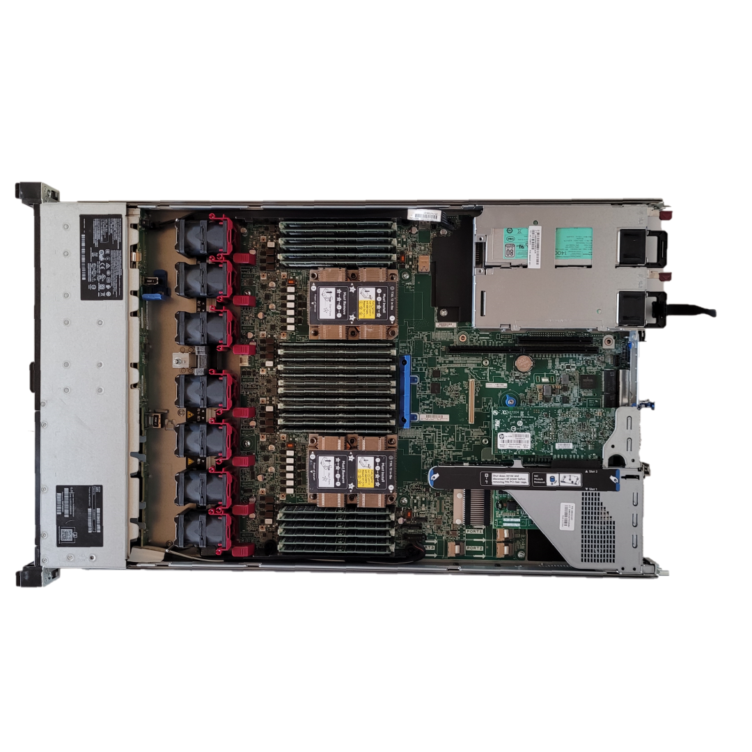 HPE ProLiant DL360 G10 8SFF NC CTO 1U; Embedded SW RAID S100i; No embedded networking - 2nd Gen Processors