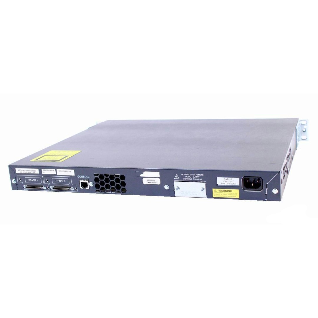 Cisco Catalyst 3750G Stackable 48 10/100/1000Base-T PoE Gigabit Ethernet ports &amp; 4 SFP Uplink ports, IP Services software