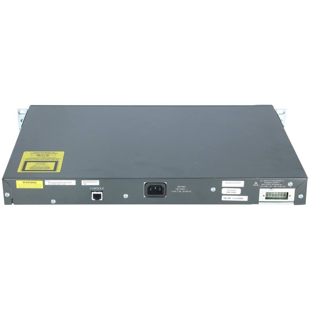 Cisco Catalyst 3560 24 10/100 PoE Ethernet Ports, 2 SFP uplink ports, Enhanced Multilayer Image Image (IP Services)