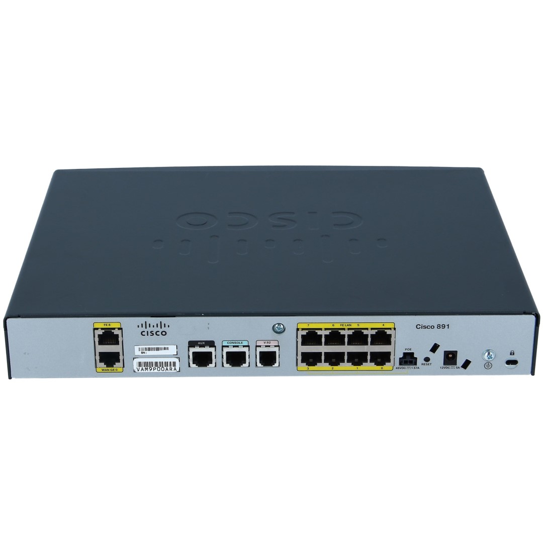 Cisco 891 ISR Gigabit Ethernet security router