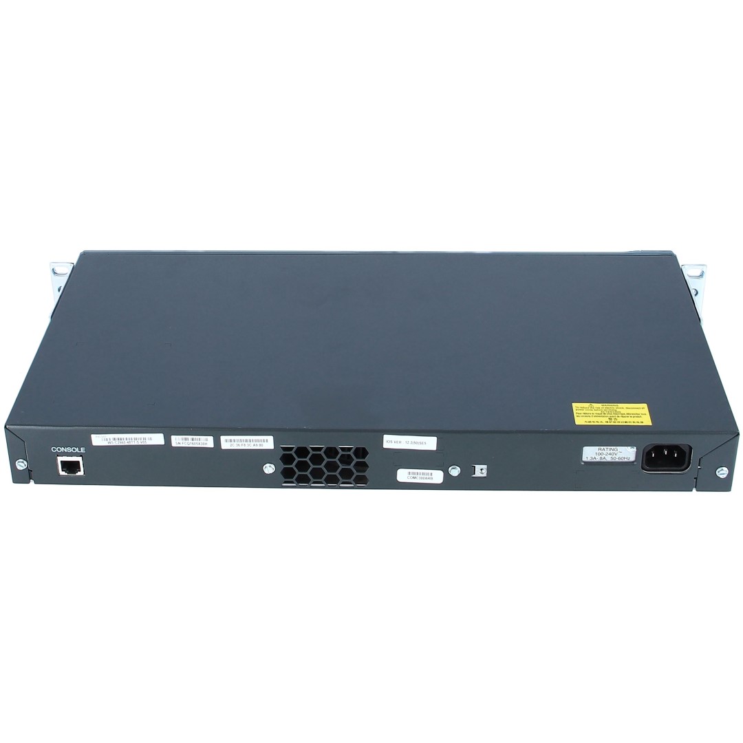 Cisco Catalyst 2960 48 10/100 and two fixed 10/100/1000TX uplink ports, LAN Lite Image