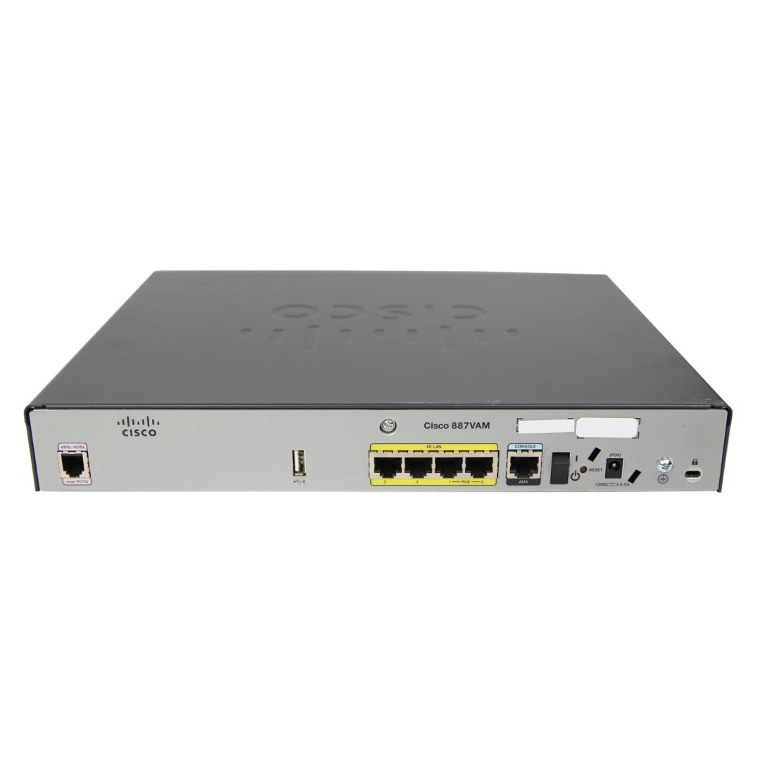 Cisco 887VA router with VDSL2/ADSL2+ over POTS Annex M router