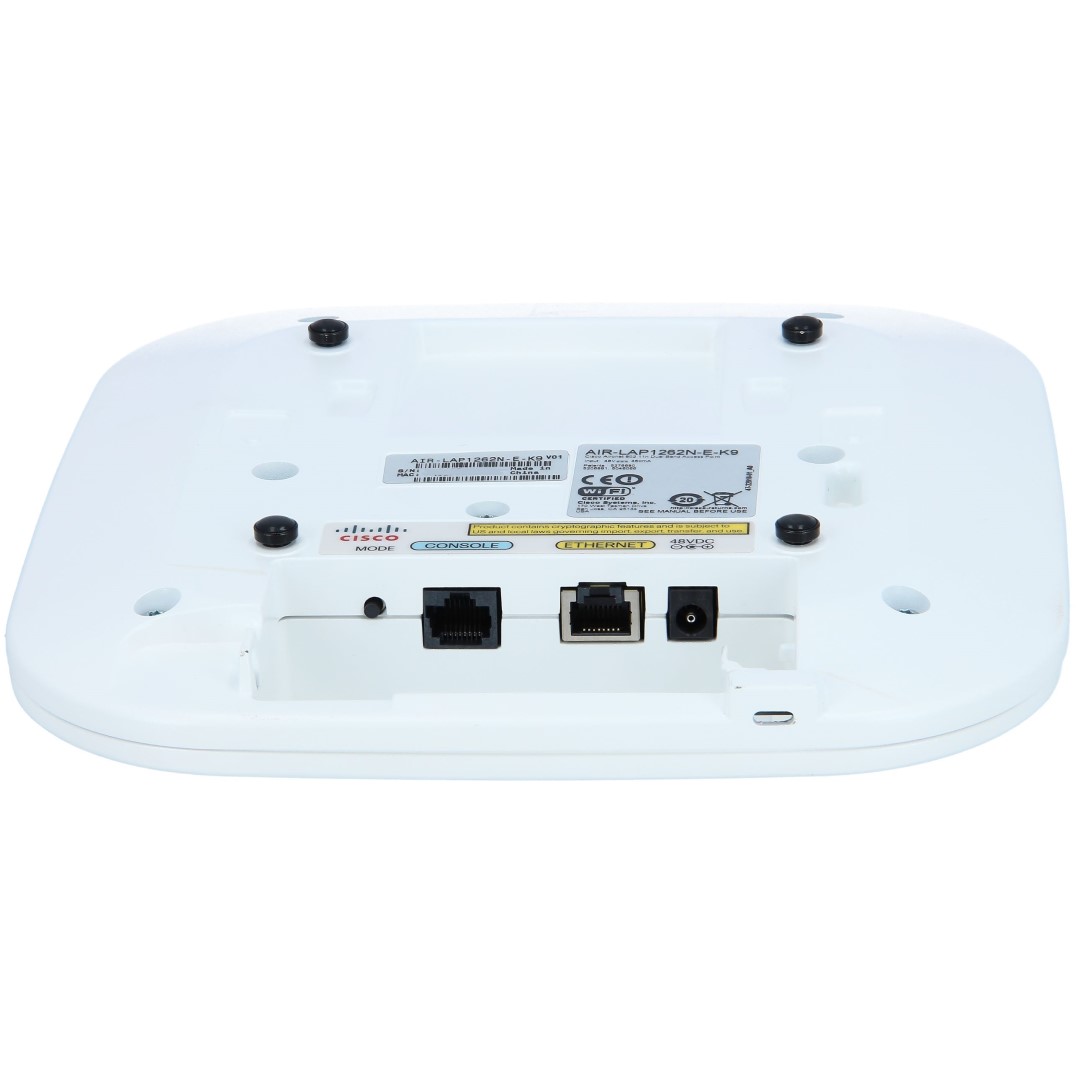 Cisco Aironet 1262N Access Point, Dual-band, Controller-based, 802.11a/g/n ; External Antennas; E Regulatory Domain