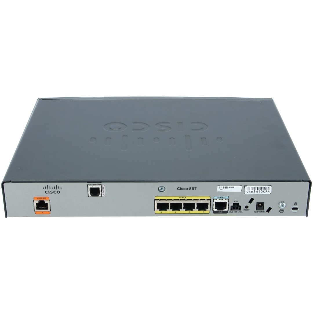 Cisco 887 ISR ADSL2/2+ Annex A Security Router with Advanced IP Services
