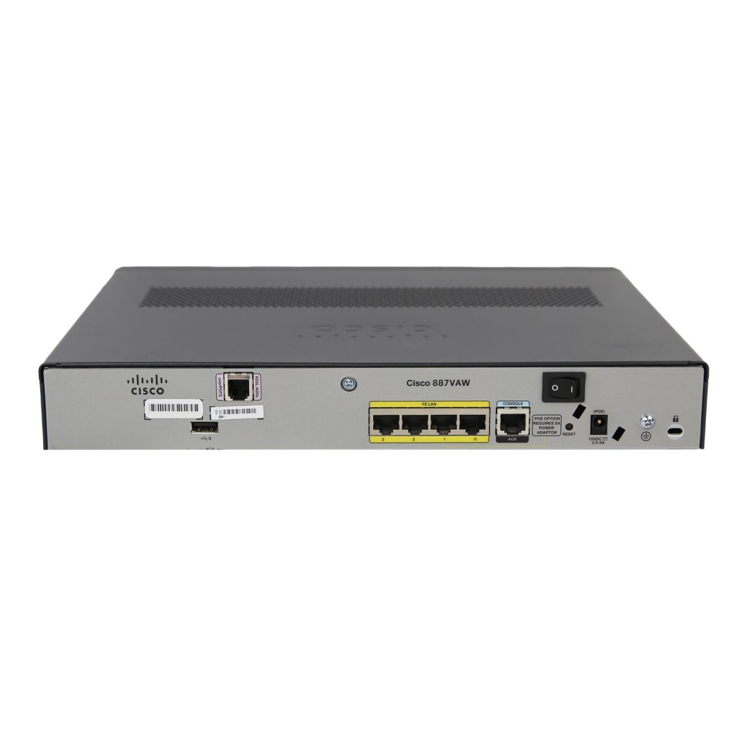 Cisco 887VA ISR router with VDSL2/ADSL2+ over POTS with 802.11n ETSI Compliant