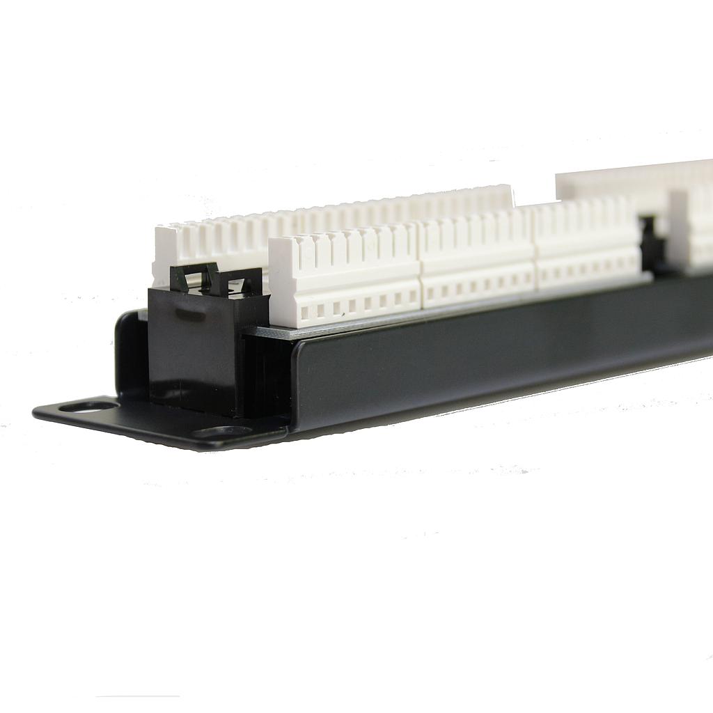 31GT12PU5: 10''C-5e UTP 1U PATCH PANEL HEIGHT WITH 12 CONNECTORS