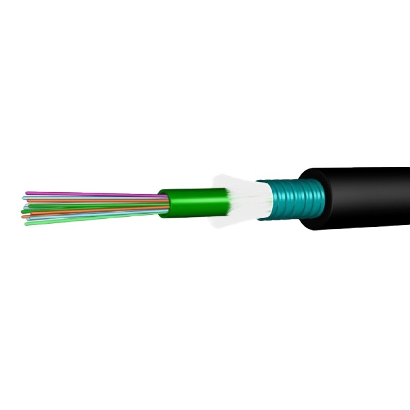 Cable F.O. OM2 exterior armadura metálica, PE, Fca, bobina 2000 m