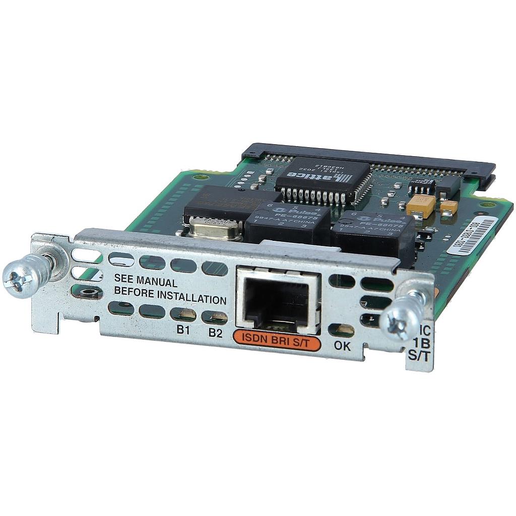 Cisco 1-Port ISDN BRI S/T (requires external NT1)