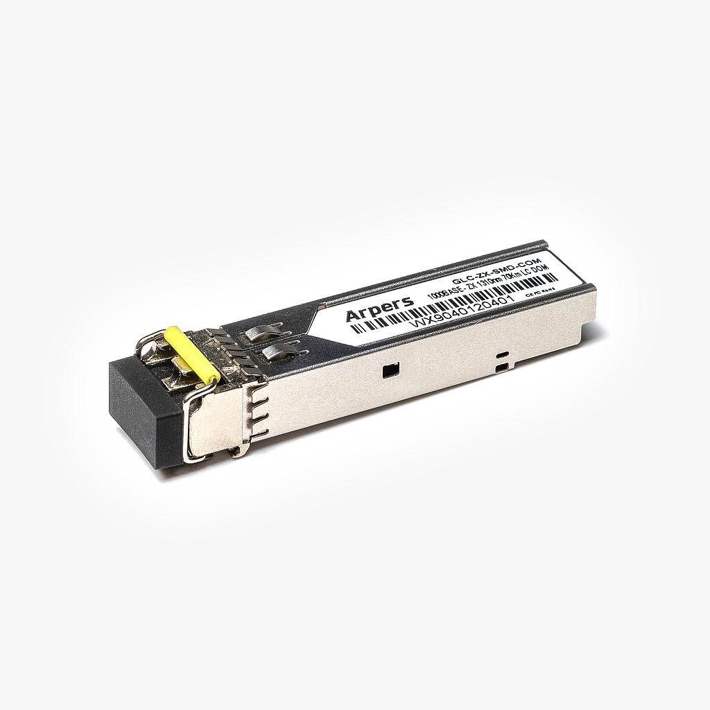 Arpers 1000BASE-ZX SFP, 1550nm, SMF, 70km, LC Dúplex, DOM compatible with Cisco
