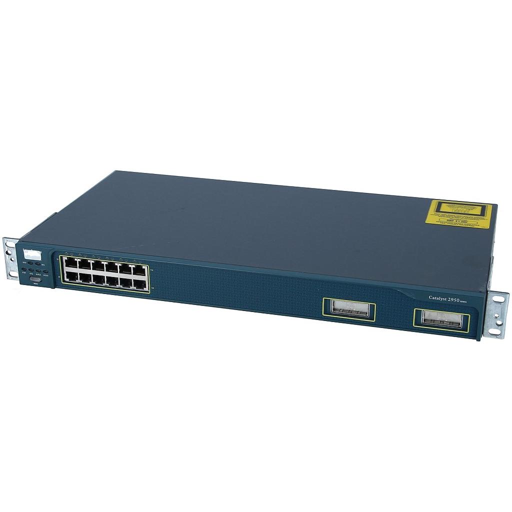 Cisco Catalyst 2950G 12 10/100 Ethernet ports &amp; 2 1000BASE-X GBIC uplink ports, Enhanced Image software