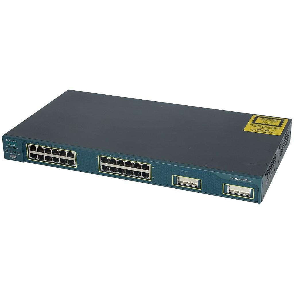 Cisco Catalyst 2950G 24 10/100 Ethernet ports &amp; 2 1000BASE-X GBIC uplink ports, Enhanced Image software
