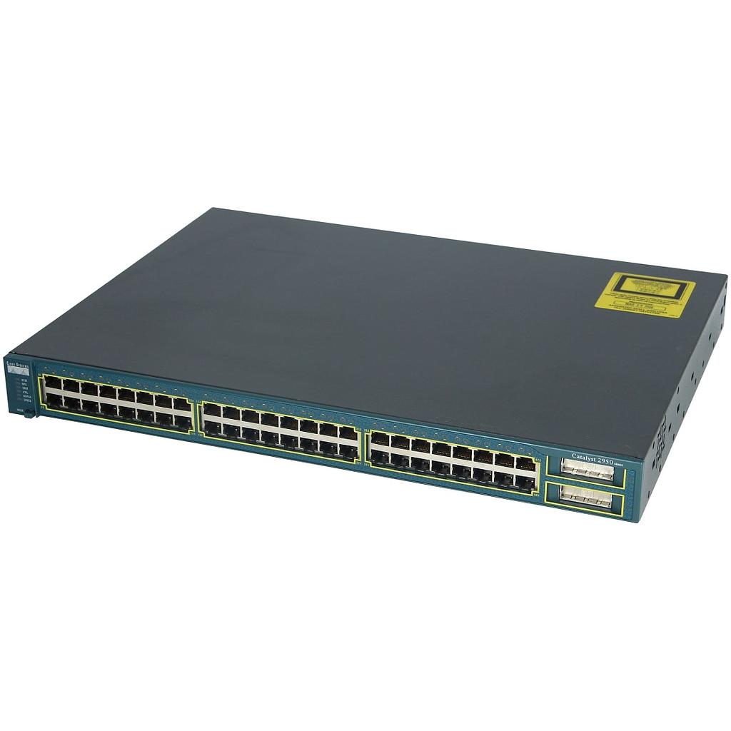 Cisco Catalyst 2950G 48 10/100 Ethernet ports &amp; 2 1000BASE-X GBIC uplink ports, Enhanced Image software