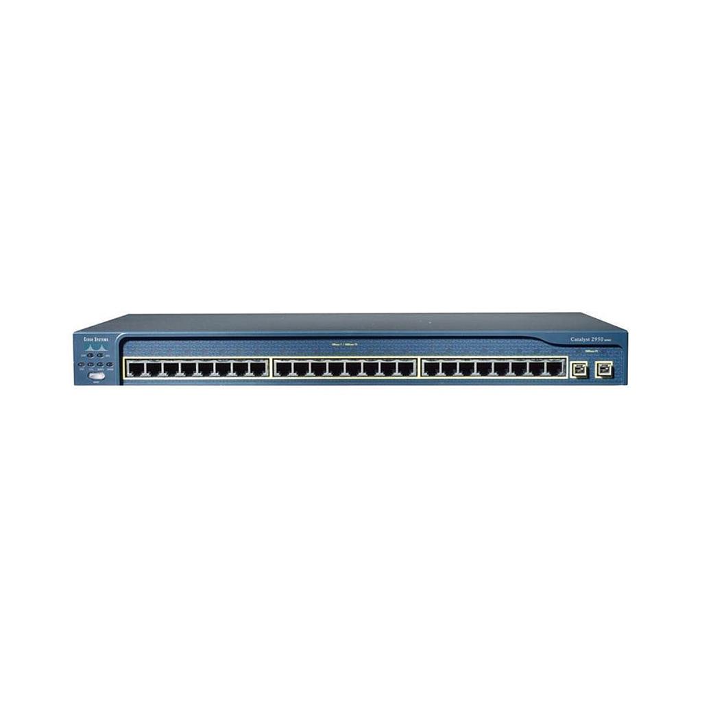 Cisco Catalyst 2950SX 24 10/100 Ethernet ports &amp; 2 fixed 1000BASE-SX uplink ports, Standard Image software