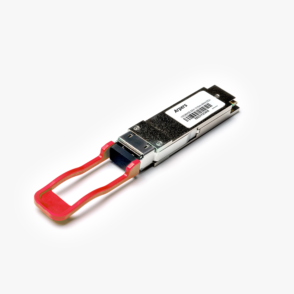 Arpers 100GBASE-ER4L-S QSFP28, Optical Transceiver 1310nm, 40km, OS2 DOM, LC Dúplex, SMF compatible with Cisco