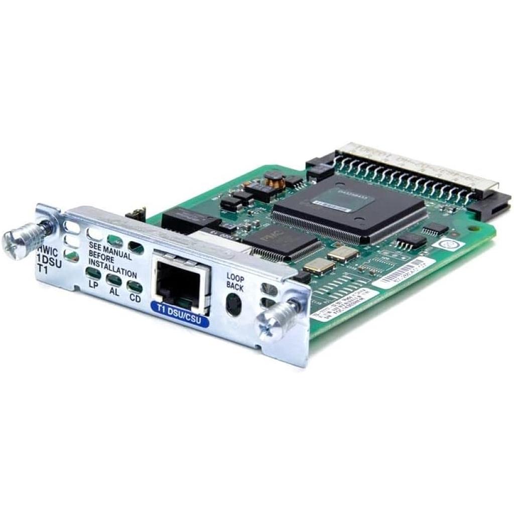 Cisco 1-Port T1/Fractional T1 DSU/CSU WAN Interface Card