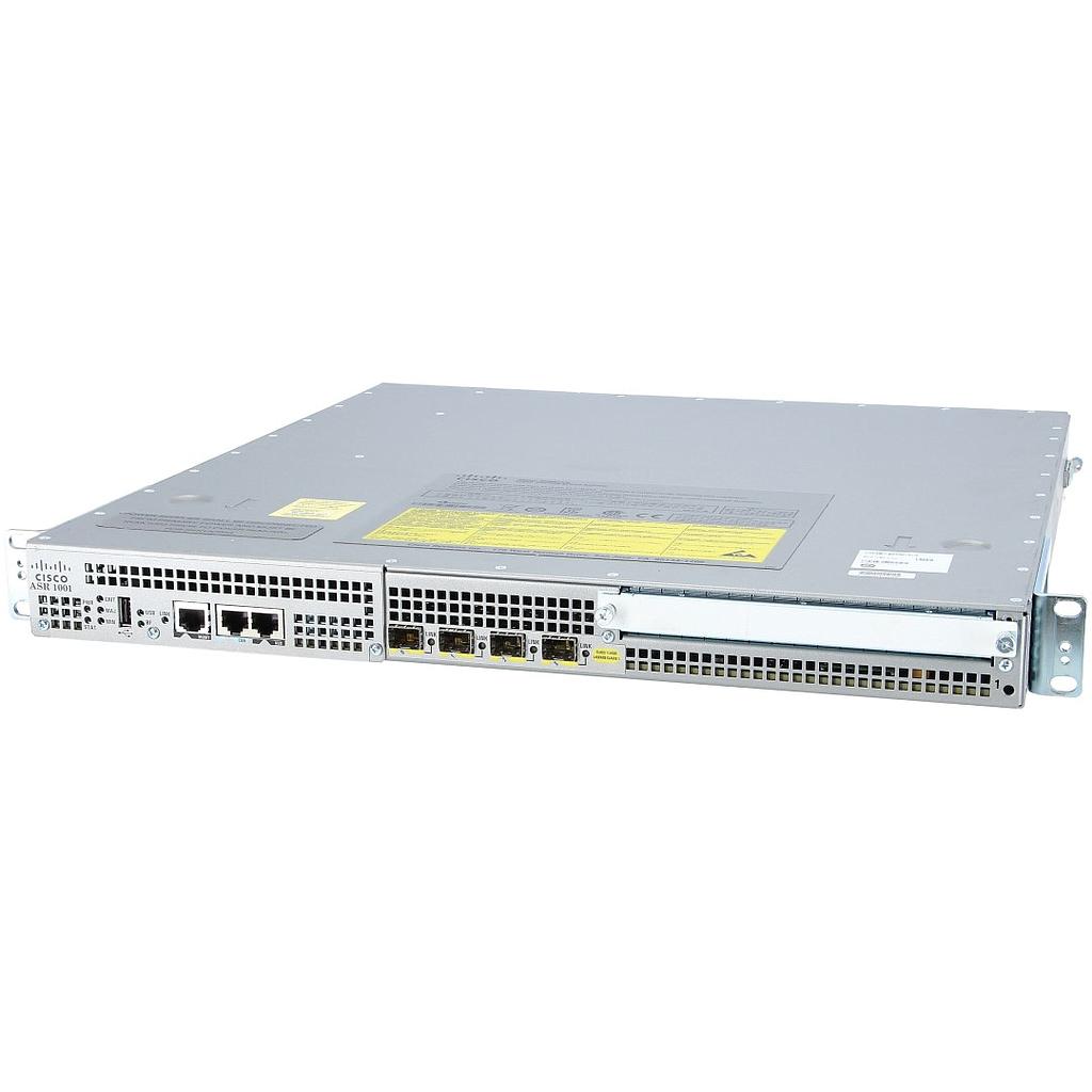 Cisco ASR1001 System, 4 built-in GE, Dual P/S
