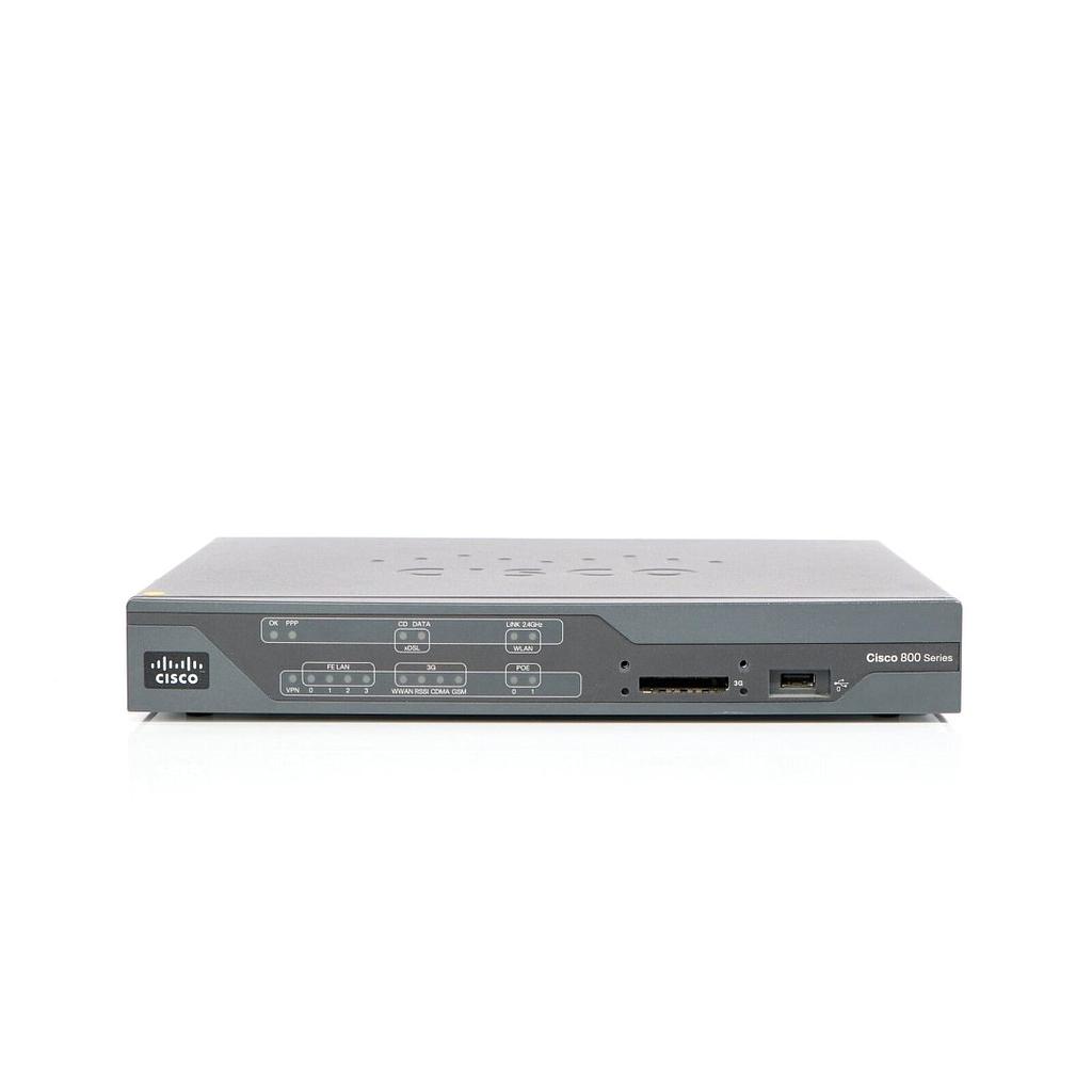 Cisco 887 ISR ADSL2/2+ Annex A Router with 3G