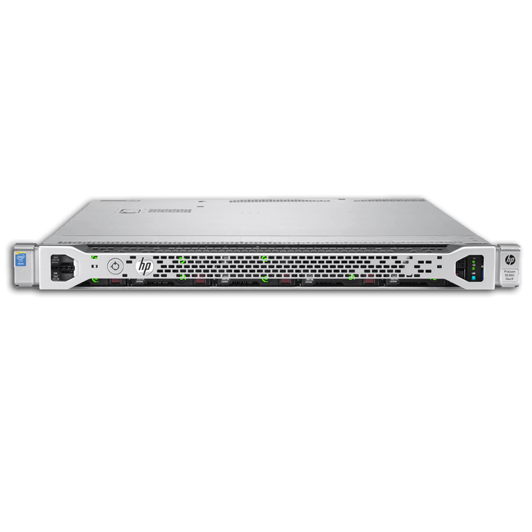 HPE ProLiant DL360 G9 8SFF CTO 1U; HPE Dynamic Smart Array B140i; HPE Embedded 1Gb Ethernet 4-port 331i Adapter; iLO Standard - v4 Processors