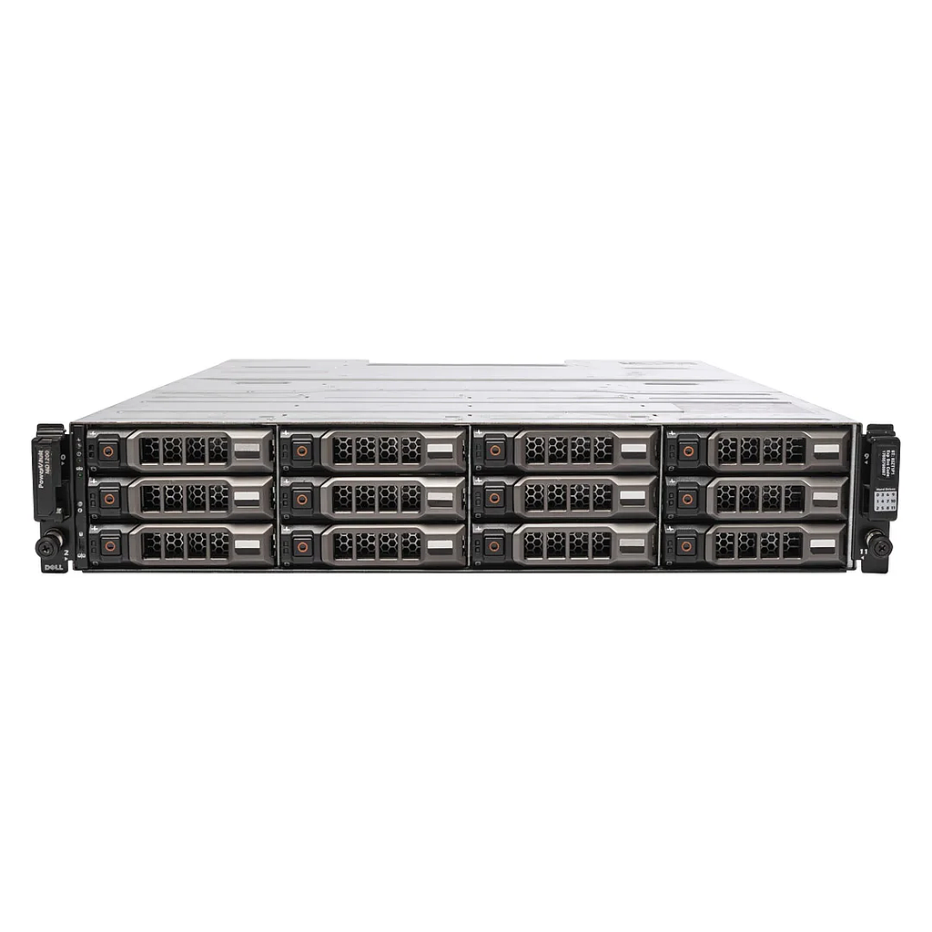 Dell PowerVault MD1200 12LFF 2U Direct Attach Storage (x2 6N7YJ PSU 600W - x2 3DJRJ 6Gb SAS Module Controller)