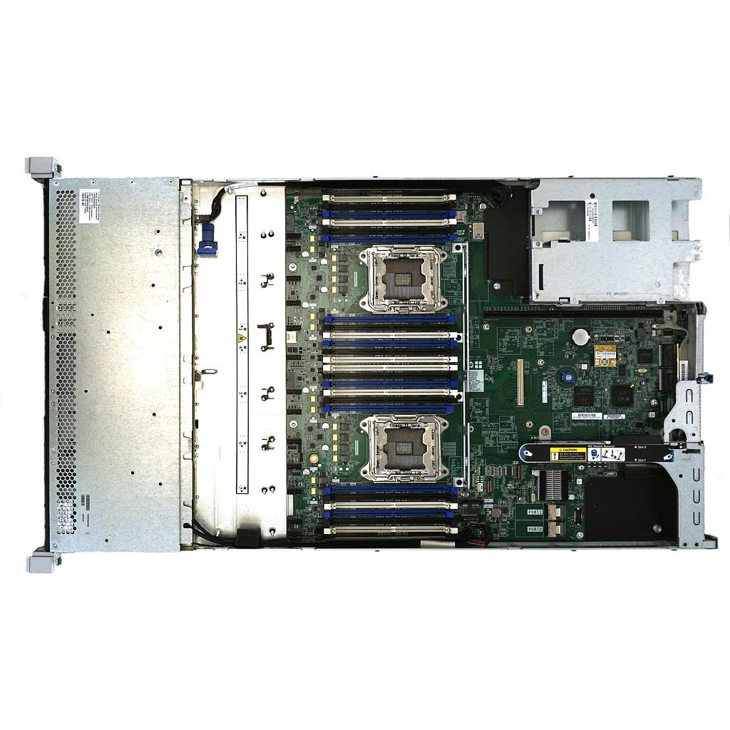 HPE ProLiant DL360 G9 4LFF CTO 1U; HPE Dynamic Smart Array B140i; HPE Embedded 1Gb Ethernet 4-port 331i Adapter; iLO Standard - v4 Processors