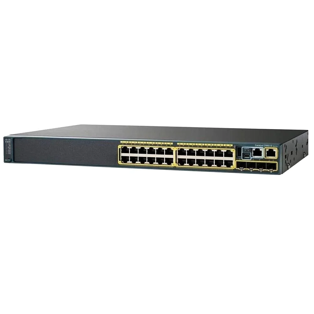 Cisco Catalyst 2960S 24 10/100/1000 Ethernet, 4 x SFP LAN Base