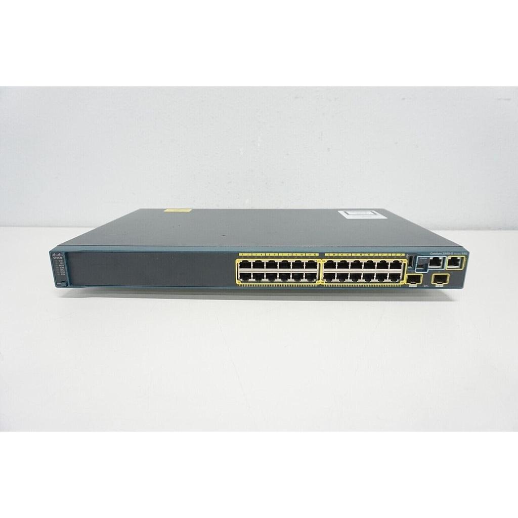 Cisco Catalyst 2960S 24 10/100/1000 Ethernet, 2 x 10G SFP+ LAN Base