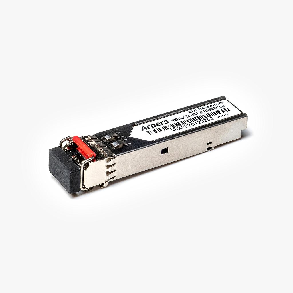 Arpers 1000BASE-BX-U55, Tx1310nm/Rx1550nm, SMF, 20km, LC simplex, DOM compatible with Cisco