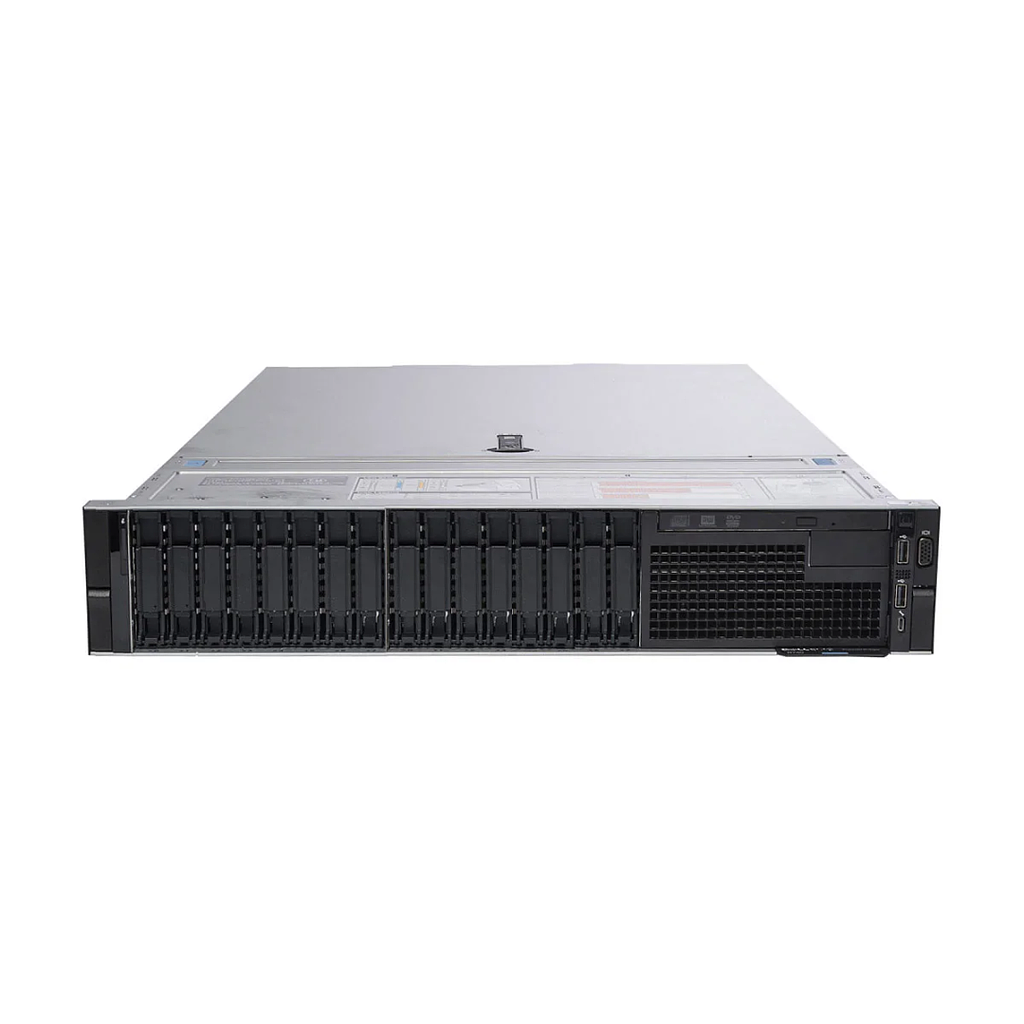 Dell PowerEdge R740, 16 SFF Drive Bays, CTO 2U; Software RAID (SWRAID) S140; iDRAC-9 (Enterprise) - 2nd Gen Processors