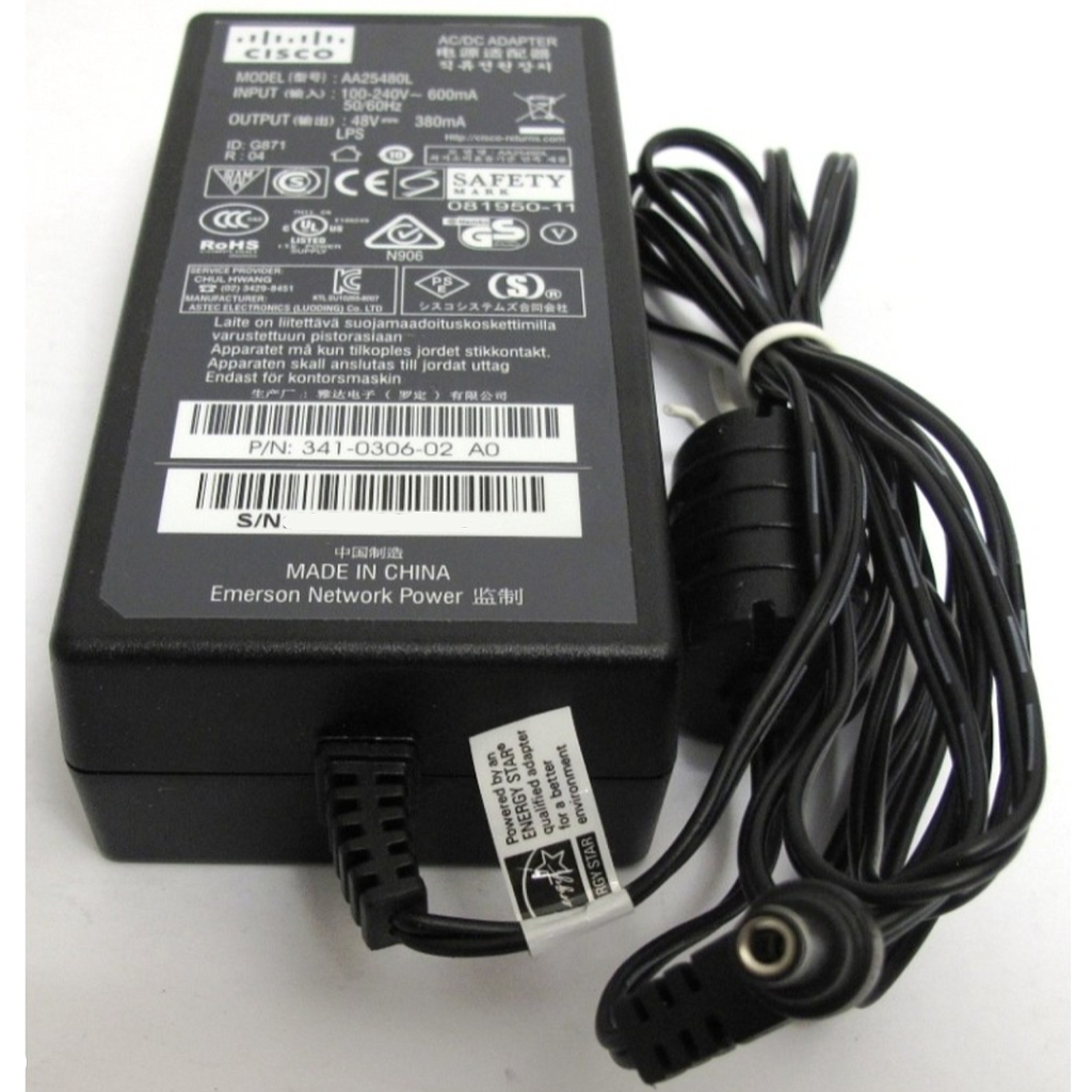 Cisco AC/DC 48V Power Adapter for Aironet