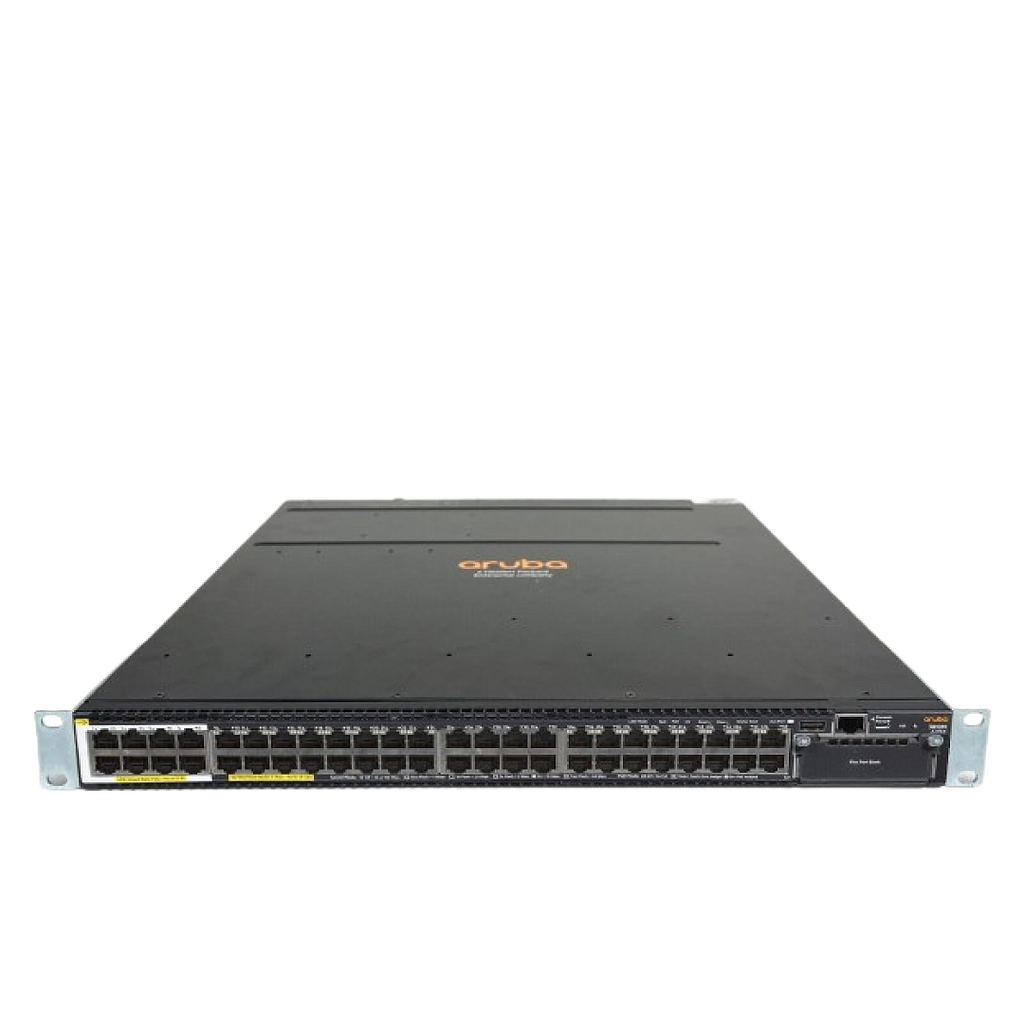 HP Aruba 3810M, 40G 8 HPE Smart Rate RJ-45 1/2.5/5 PoE+ ports &amp; 40 RJ-45 10/100/1000 PoE+ ports, 1-slot Switch