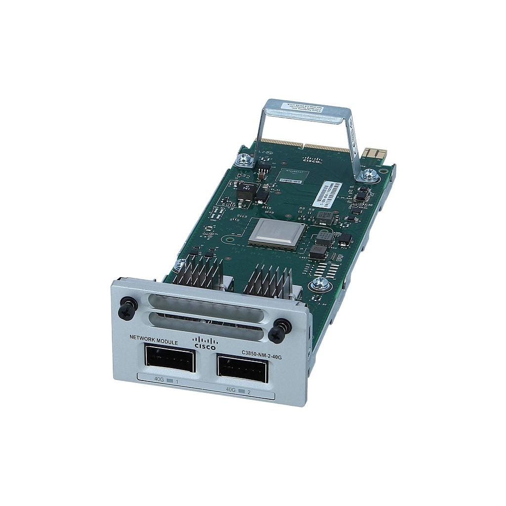 Cisco 2 x 40 Gigabit Ethernet network module spare for 3850