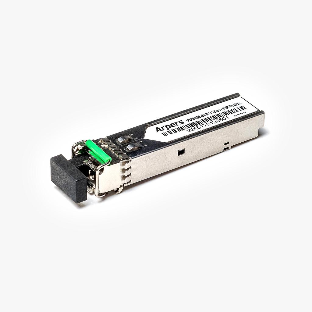 Arpers 1000Base-BX40-U SFP (mini-GBIC), 1310nm-TX/1550nm-RX, SMF, 40km, LC Simplex, DOM for Cisco