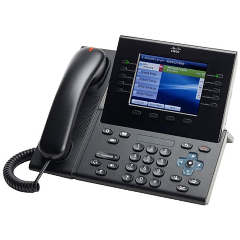 Cisco Unified IP Phone 8961, Charcoal, Slimline Handset