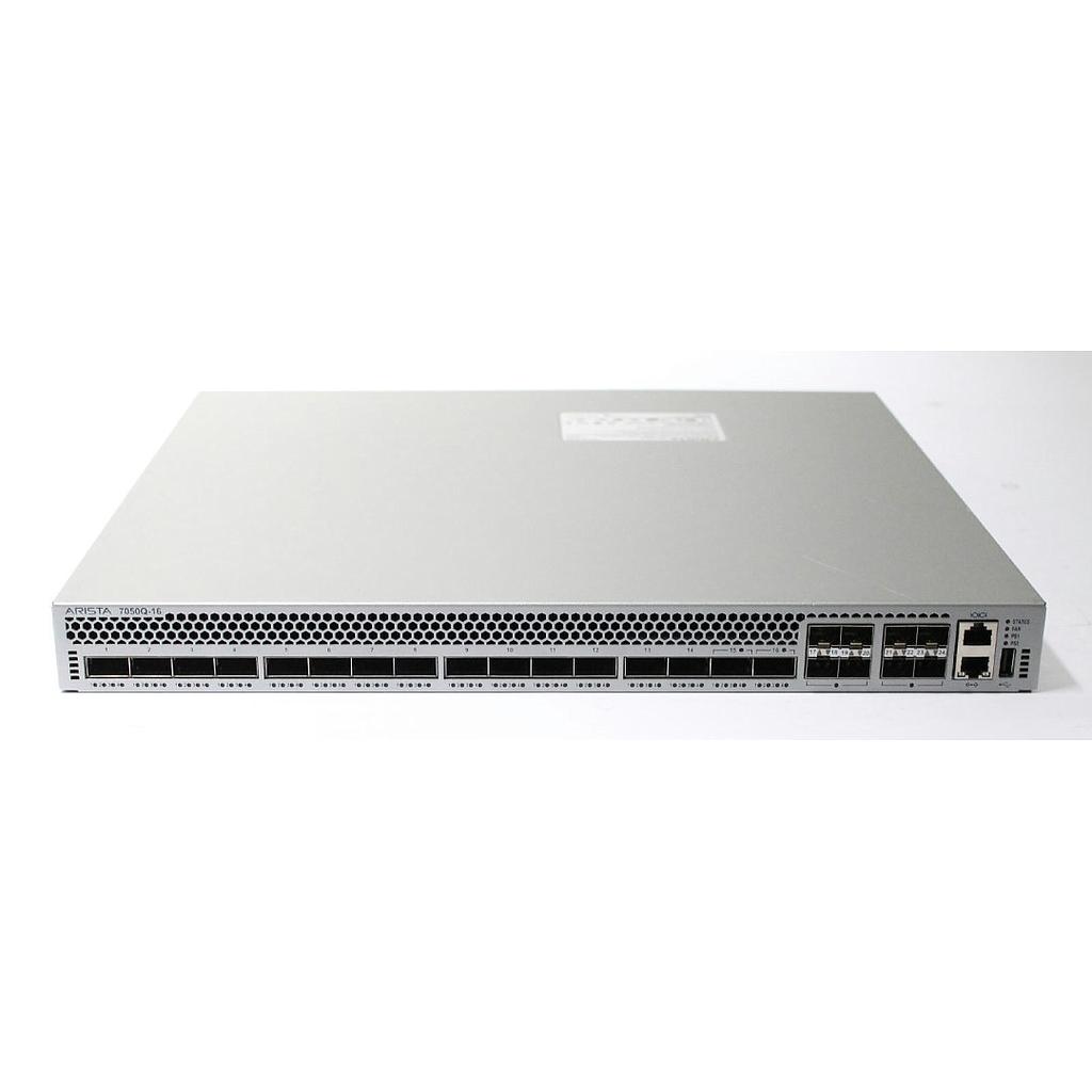 Arista 7050Q, 16x QSFP+ &amp; 8x SFP+ switch, rear-to-front airflow and dual 460W AC power supplies
