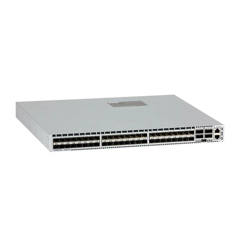 Arista 7050S, 48x SFP+ &amp; 4x QSFP+ switch, rear-to-front airflow and dual 460W AC power supplies