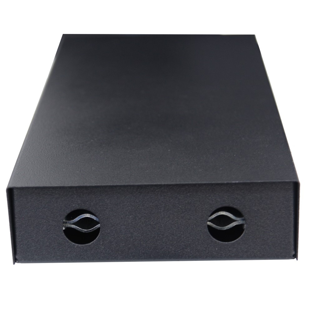 Cajas superficie F.O. para 8 conectores SC simplex o LC duplex metal