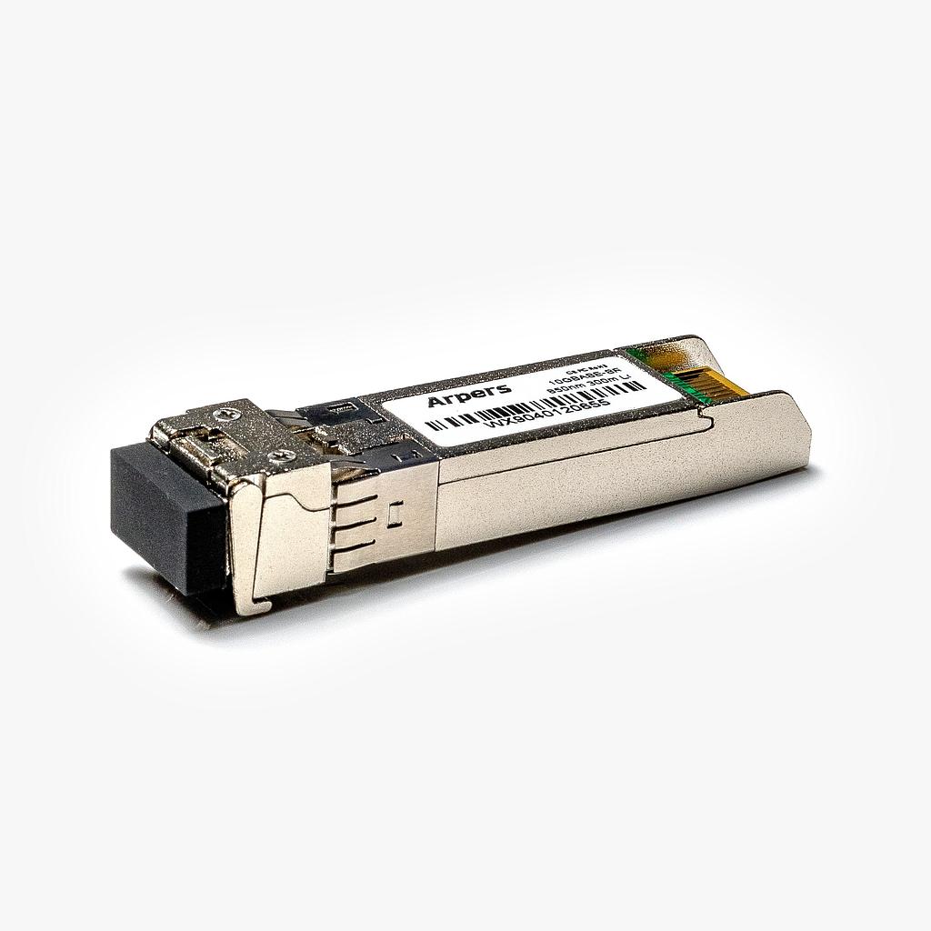 Arpers 10GBASE-SR Short Range iSCSI SFP+  Transceiver, 850nm, MMF, 300m, LC Dúplex, compatible with HPE MSA 2060