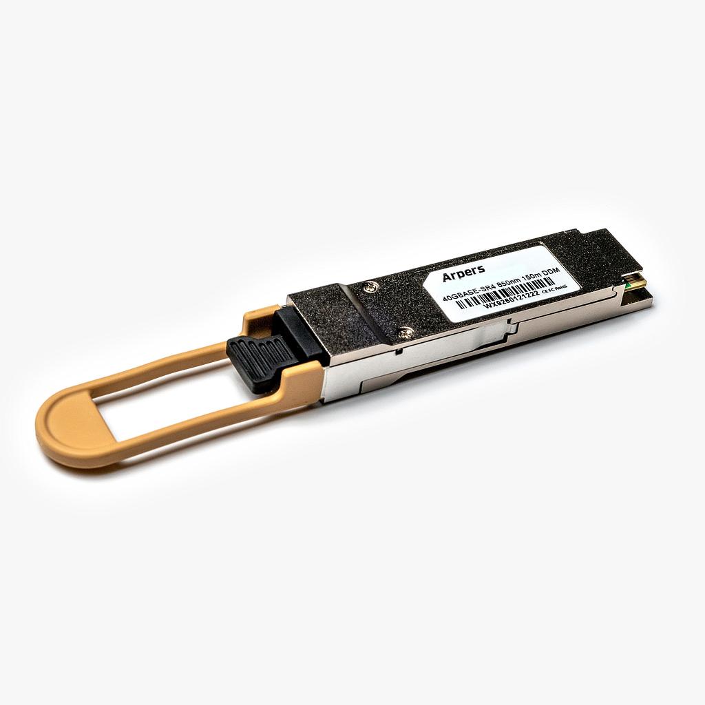 Arpers 40GBASE-SR4 QSFP+ 850nm 150m DOM MTP/MPO-12 MMF Optical Transceiver Module for Arista