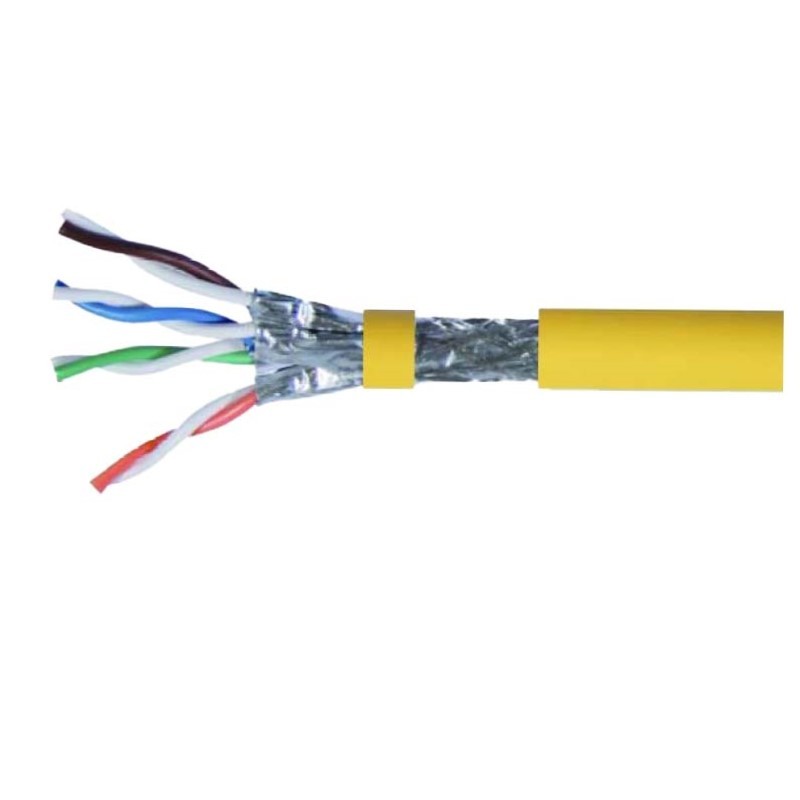 Cable interior rígido C-8 S/FTP, LSZH, Eca, bobina 100 m