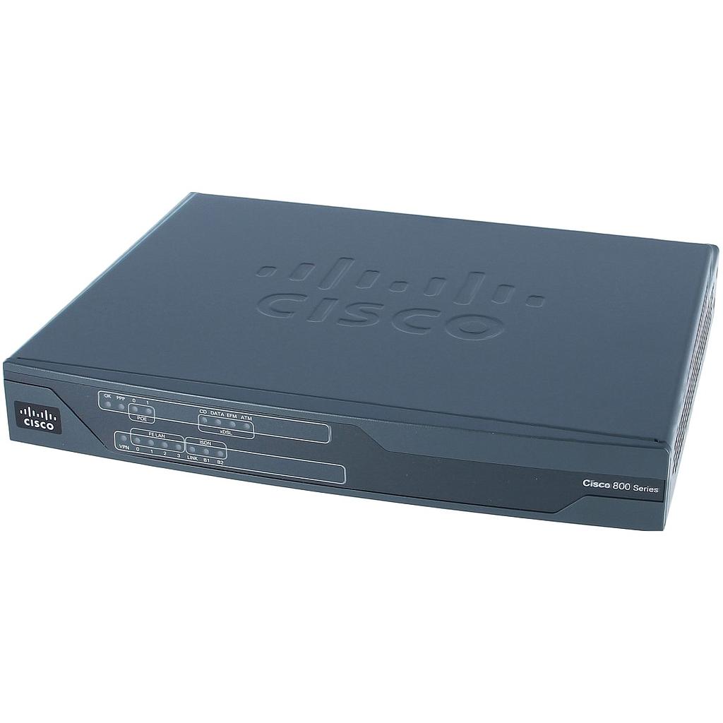Cisco 888 ISR G.SHDSL Security Router with Adv IP Services