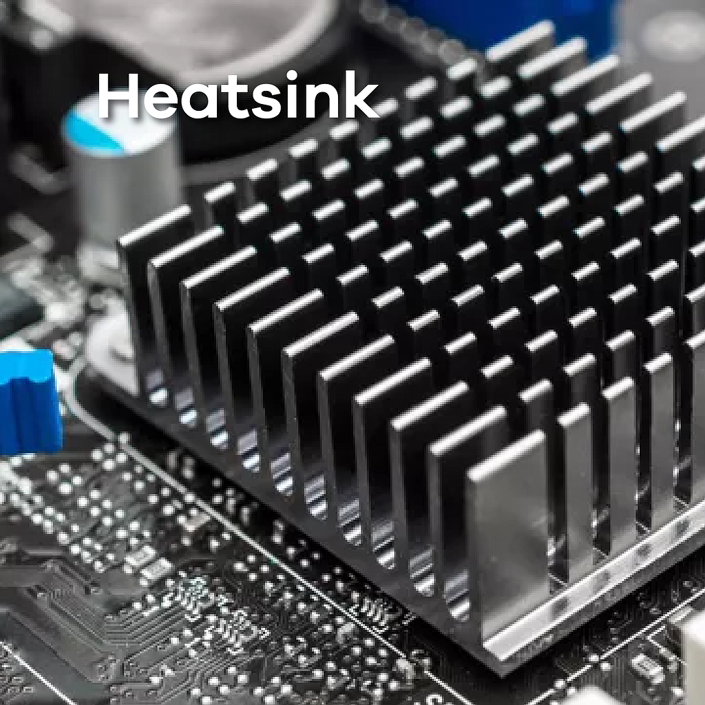 Dell 1U Heatsink for 2 CPU configuration, less than or equal to 165W for PowerEdge R450 / R650