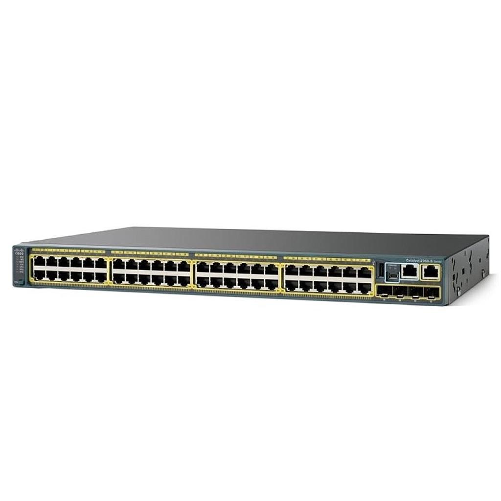 Cisco Catalyst 2960S 48 10/100/1000 Ethernet, 4 x SFP LAN Base