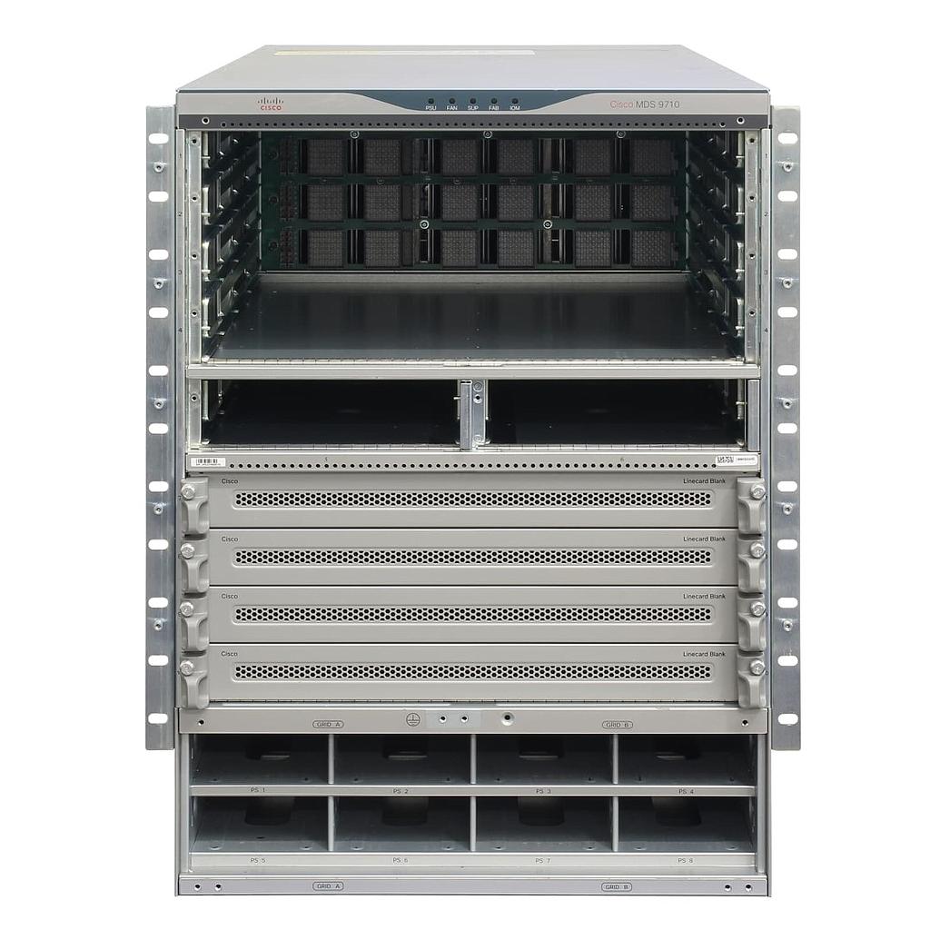 Cisco MDS 9710 Chassis, No Power Supplies, Fans Included