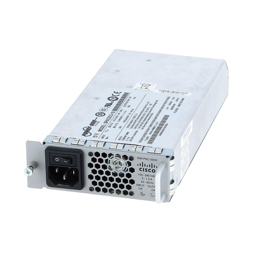 Cisco 200W AC Power supply (Standard airflow, port side exhaust) for Nexus 2148T FEX 1GE
