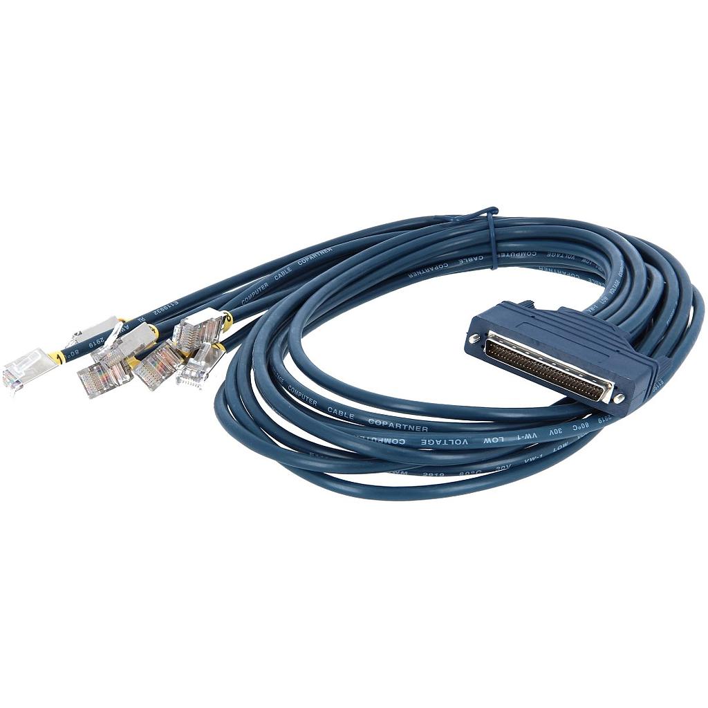 Cisco 8 Lead Octal Cable 68-Pin to 8 Male RJ45