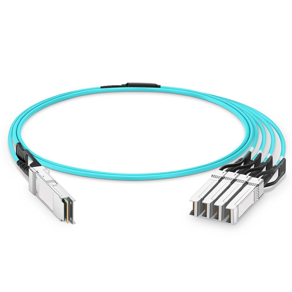 Arpers Breakout Cable óptico activo (AOC) 40G QSFP+ a 4x10G SFP+, 7m, compatible with Cisco